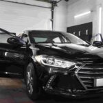 Black automotive paint